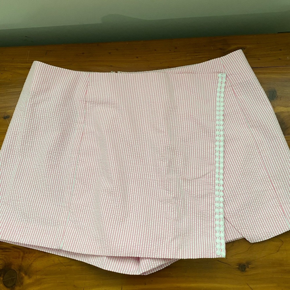 Lilly Pulitzer Seersucker Skort